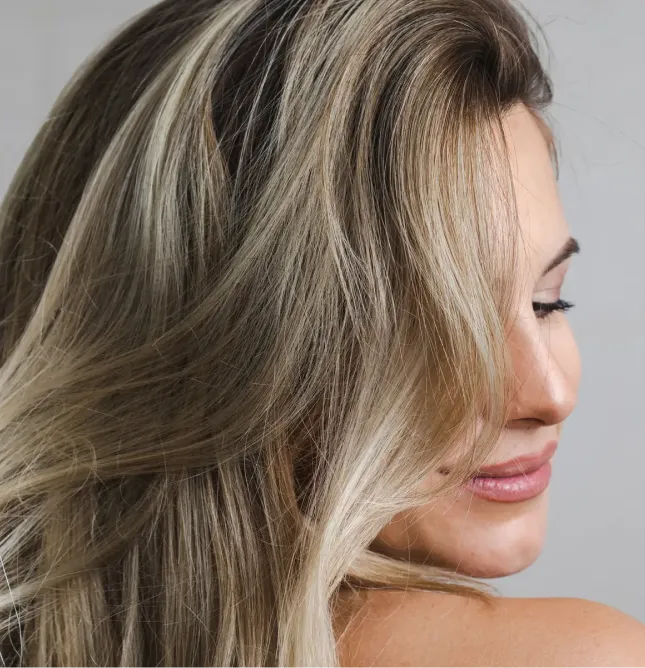Woman looking to the side
