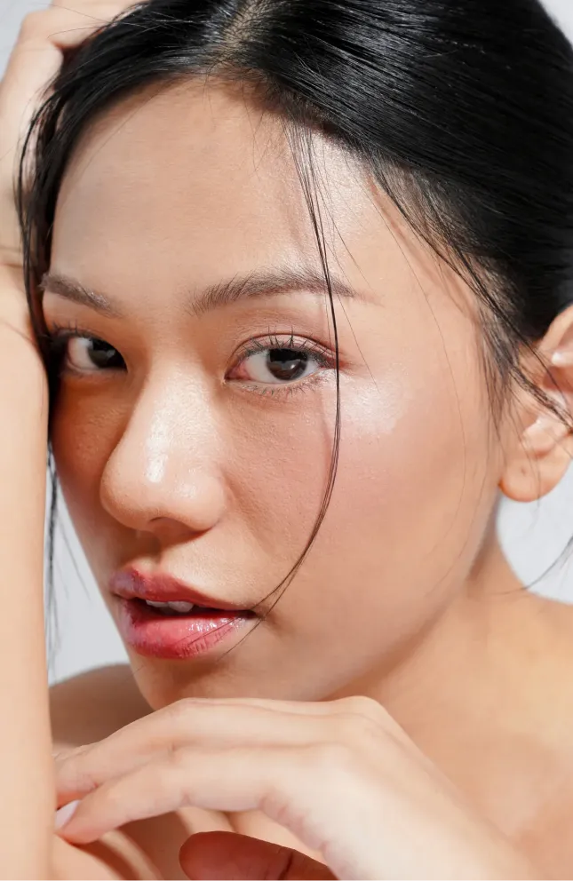 Girl with dark hair