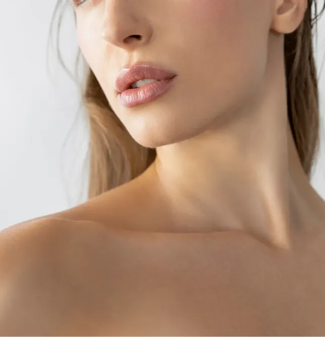 Woman looking to the side